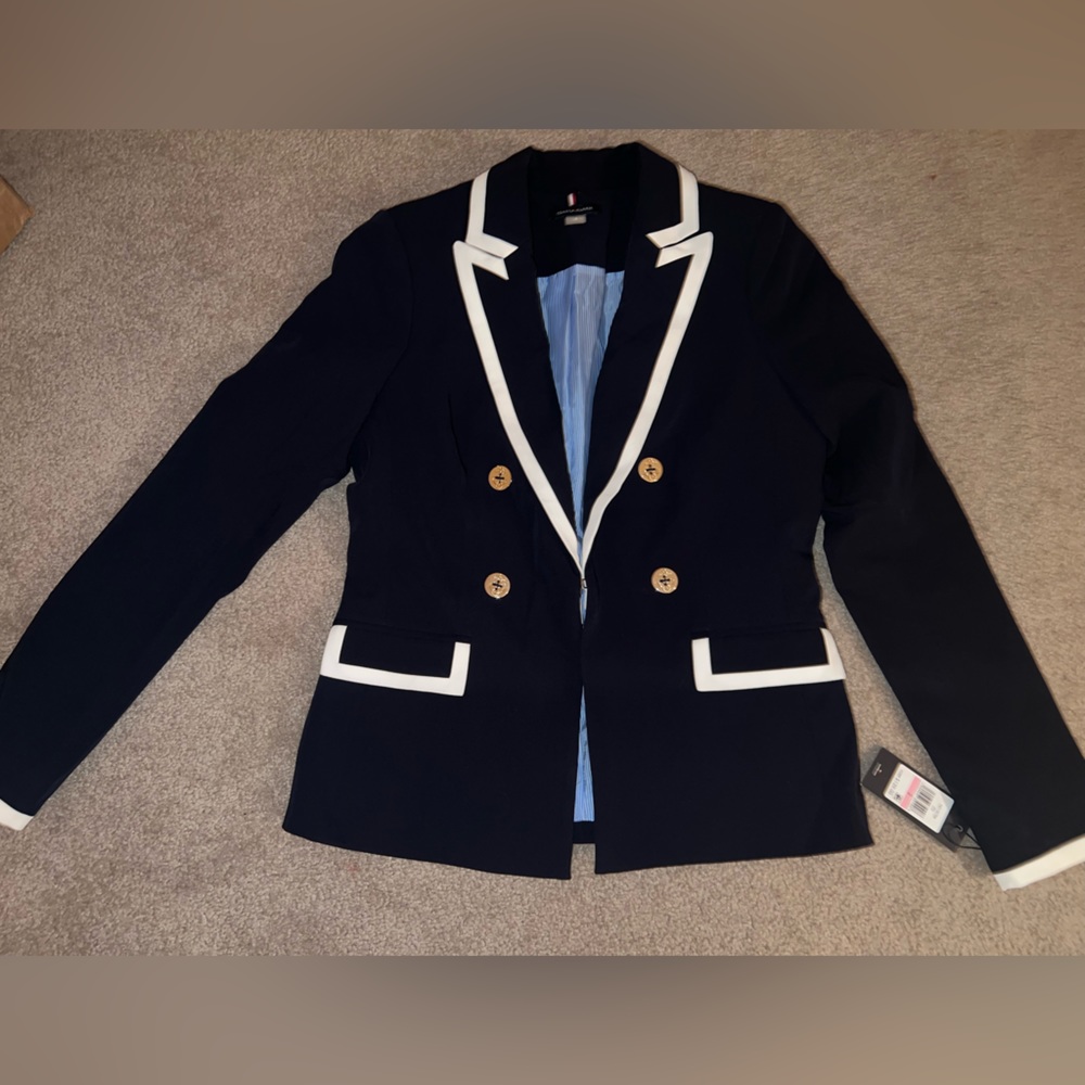 Tommy Hilfiger Navy Blue Suit Jacket
